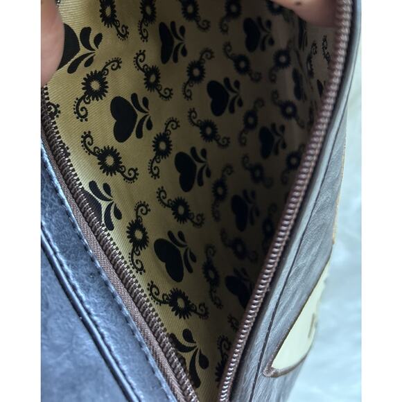 Loungefly Embroidered Owl With Heart Eyes Adj. Strap Crossbody Bag AND Coinpurse - Picture 8 of 16